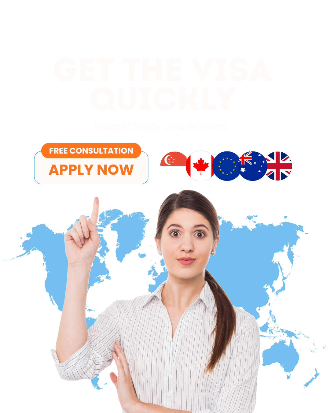D-Square Visa student with visa approval letter